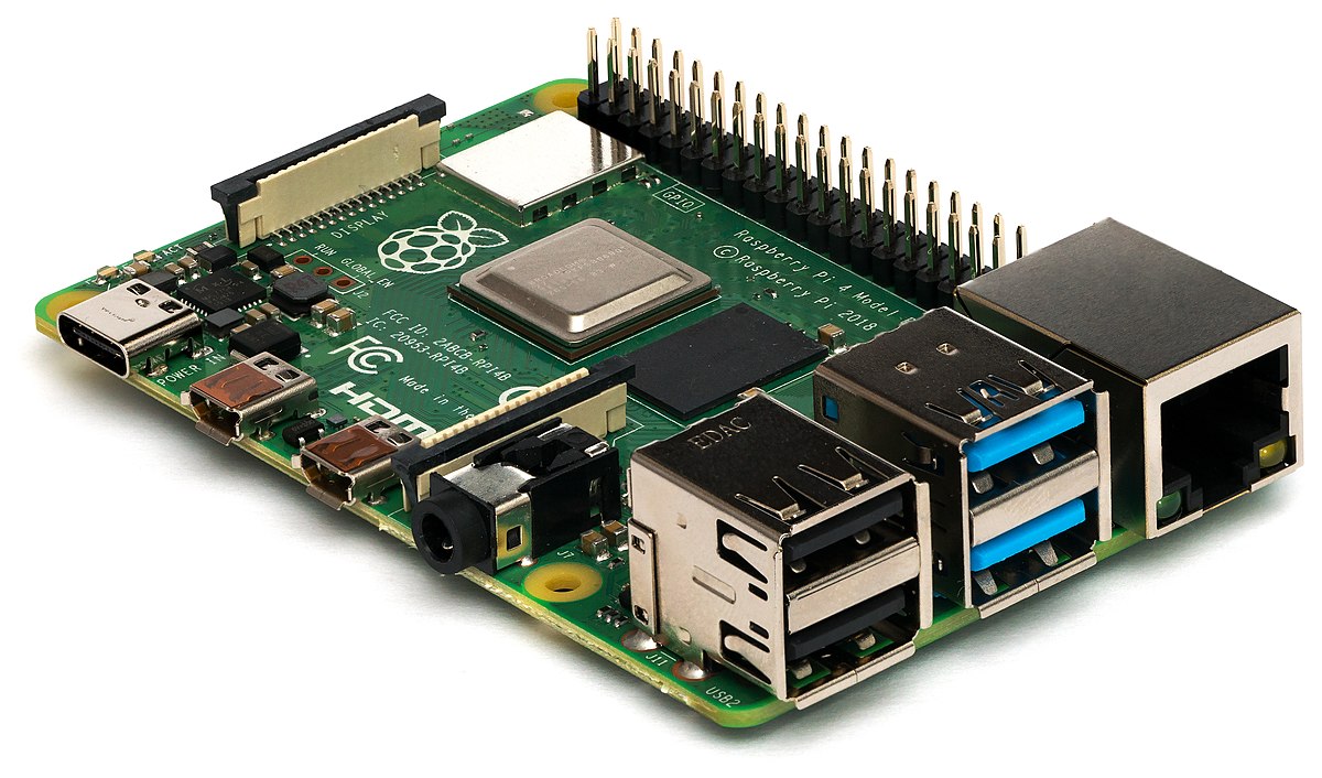Photo d'un ordinateur Raspberry Pi 4